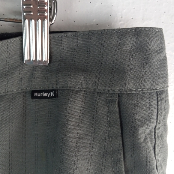 Hurley 38 Mens Gray Long Shorts - Picture 7 of 9